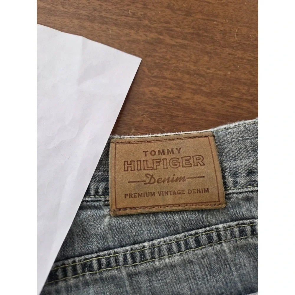 Vtg Tommy Hilfiger Baggy Carpenter Jeans Men's 32x29 Grunge‎ 90s Y2k Distressed